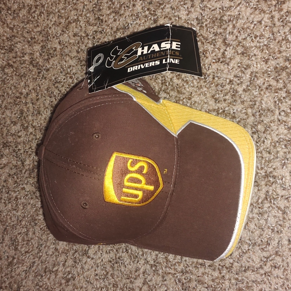 Vintage Nascar Dale Jarrett #88 UPS Racing Hat BNWT One Size Brown